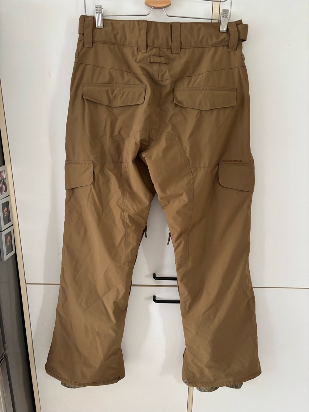 Quiksilver Utility Snow Pants Unisex Brown Ski Snowboard Men Small Winter Hiking - Picture 6 of 12